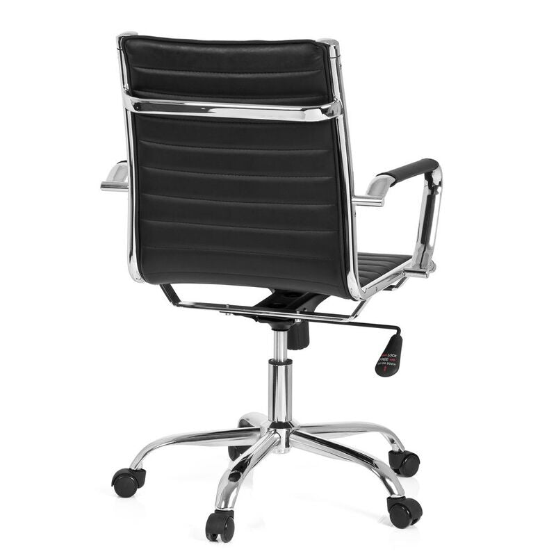 hjh OFFICE  VEMONA 10 Profi Chefsessel Schwarz Drehstuhl Bürostuhl Arbeitsstuhl - 4260354054012