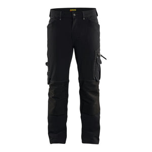 B-Ware Blakläder Bundhose Arbeitshose Handwerk schwarz Größe 56 CORDURA Kniepolster