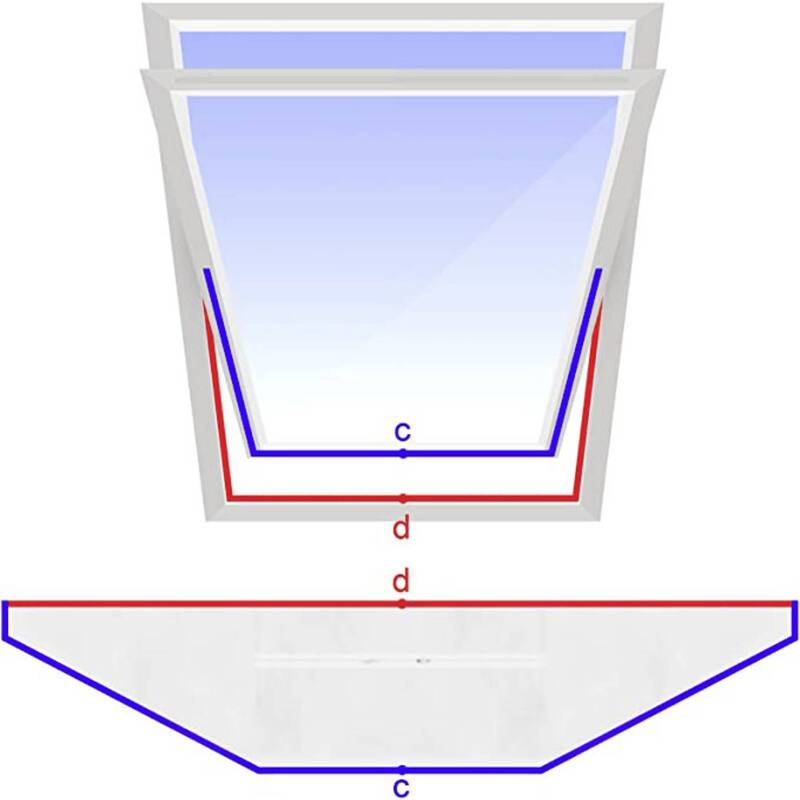 Be Cool Fensterabdichtung Weiß 2000mm x 390mm 1 St. für Energieeffizienz - 9005151001280