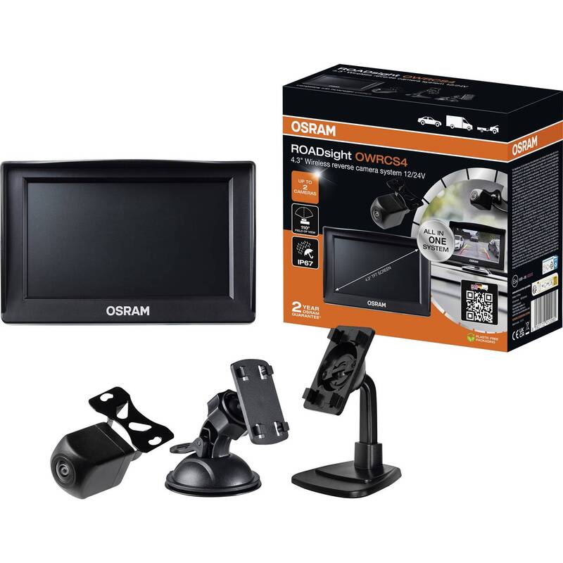 OSRAM Dashcam Dual-Kamera 110° Sichtfeld Autokamera Sicherheitssystem 213g - 4062172412285