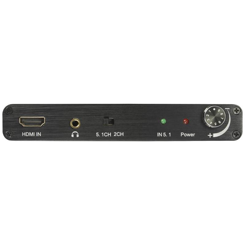 SpeaKa Professional Audio Extraktor HDMI 5.1-Kanal Dolby AC-3 Schwarz - 4064161227276