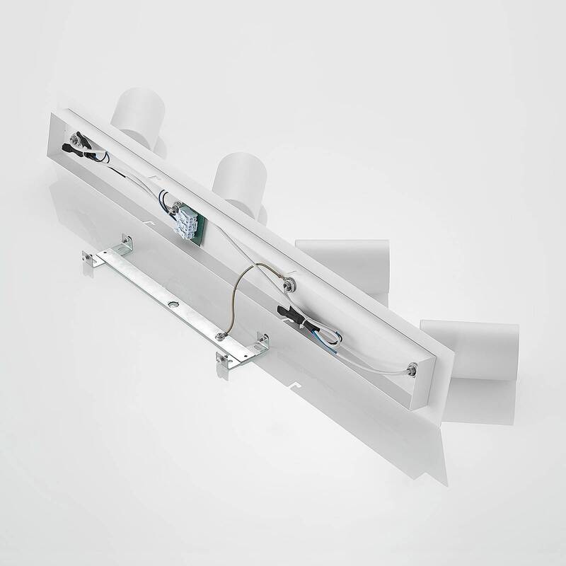 Lindby Deckenstrahler Joffrey LED Lampe 4-flg dimmbar weiß 70cm Aluminium Stahl - 4251911728521