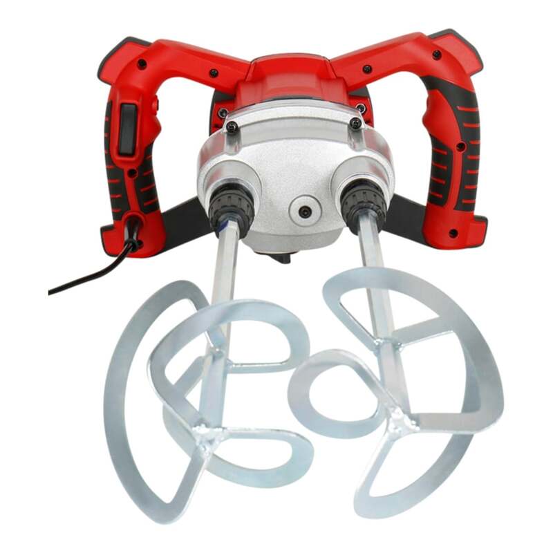 STIER Doppel-Rührwerk RW240 1800W Mörtelrührer Mischgerät 120l Mischvolumen - 4251709617105