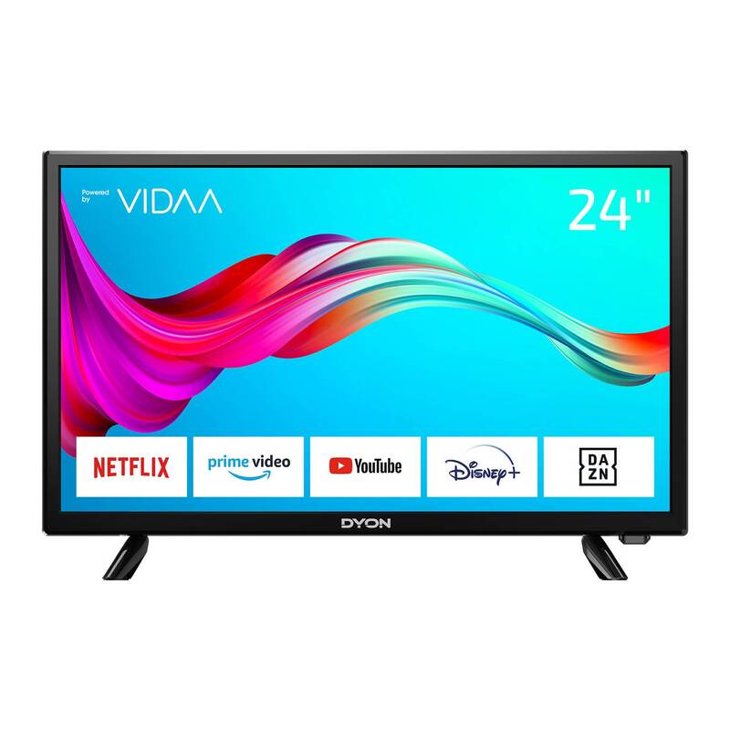 Dyon SMART 24 VX LED-TV 24 Zoll HD ready WLAN DVB-T2 DVB-C DVB-S2 Schwarz - 4260552542724