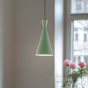 B-Ware Hängeleuchte Tom LED Pendelleuchte dimmbar mintgrün Metall 37cm Höhe 19cm Ø