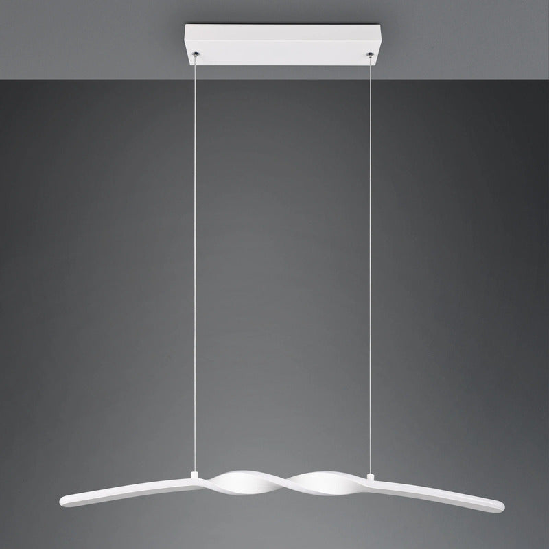 Reality Pendelleuchte Hängelampe LED Ginko Weiß Matt Metall 79 cm - 10044011