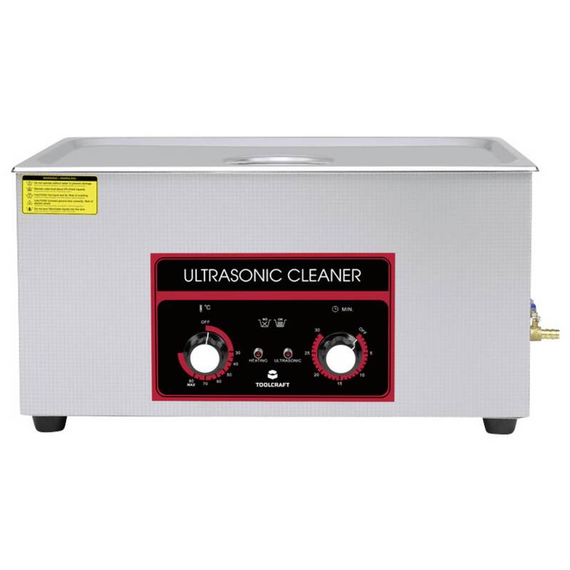 TOOLCRAFT USC-2200 ULTRASCHALL Ultraschallreiniger Gerät Reinigung 22L Edelstahl - 4064161340913