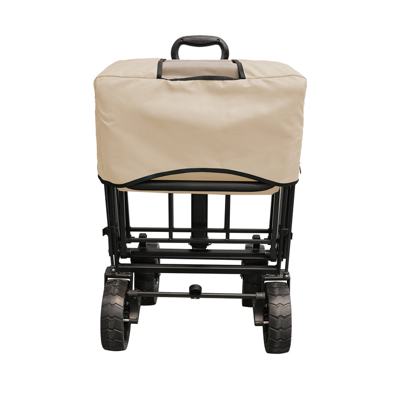 Little One Bollerwagen Kinderwagen schwarz mit wasserdichtem Dach faltbar - 4018501109845