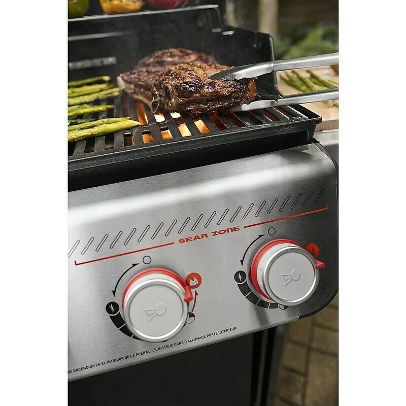 Weber Gasgrill Spirit E-325 GBS Grill mit 3 Brennern 9,1 kW schwarz 52x44cm - 77924890383