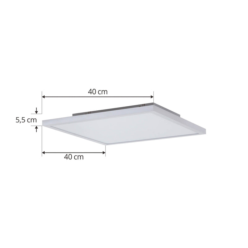 Arcchio LED Panel Brenda CCT dimmbar RGB Fernbedienung 40x40cm weiß Leuchte - 4251096553307