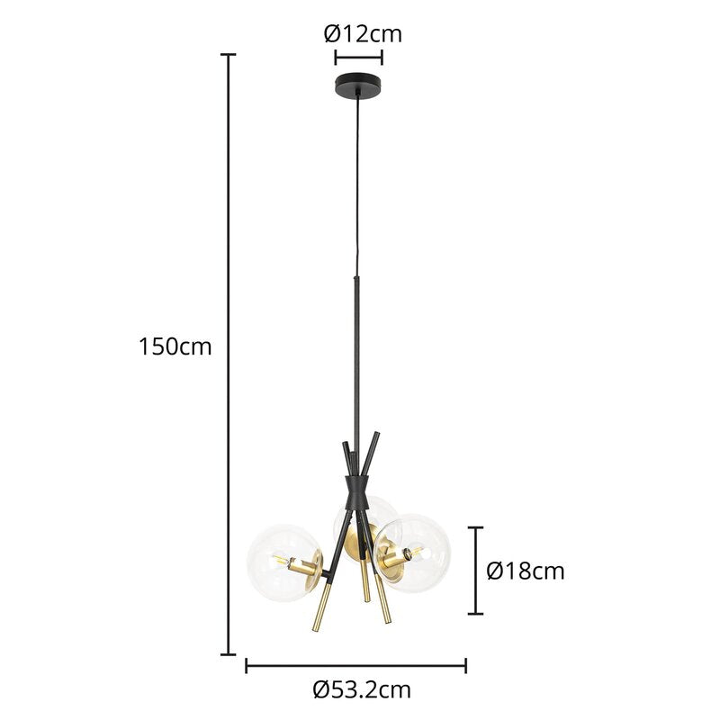 Lucande Sotiana Hängelampe Hängeleuchte Lampe Leuchte Pendellampe Pendelleuchte - 4251911746365