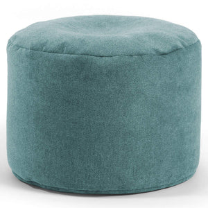 B-Ware mokebo Indoor Pouf Der Ruhepouf' leichter Hocker Sitzpouf Beistelltisch Petrol