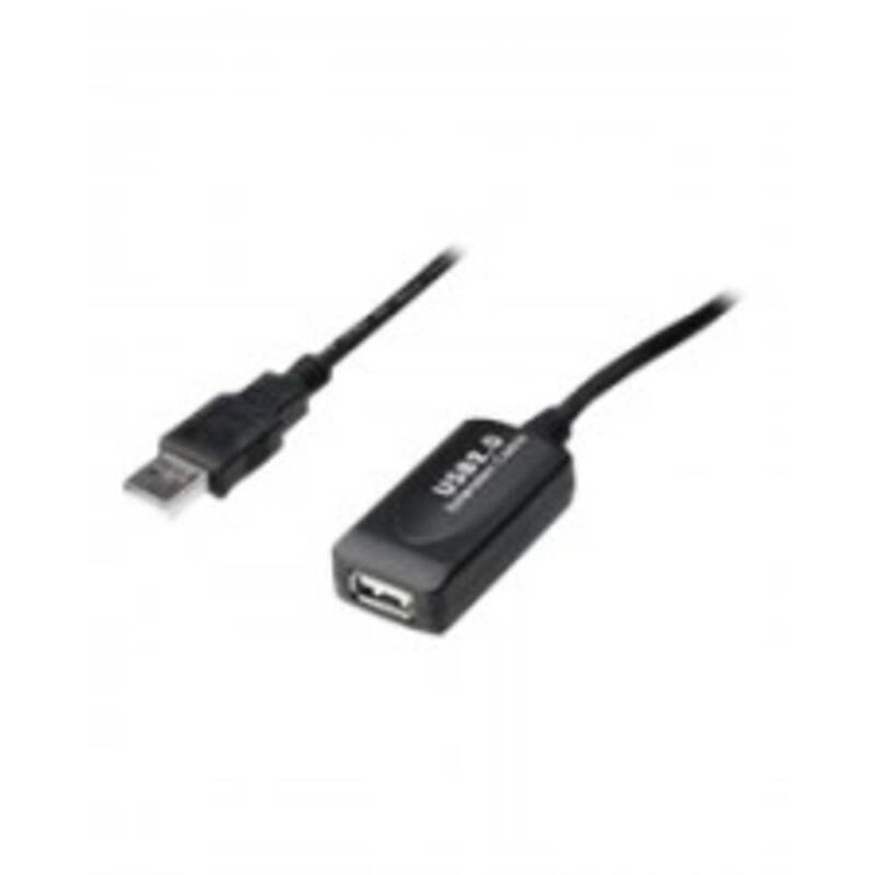 Digitus USB 2.0 Repeater Kabel USB Verlängerungskabel 20m Schwarz 480MBit/s - 4016032306467