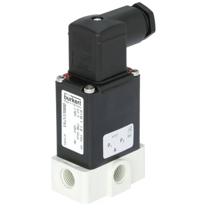 Bürkert Klappankerventil 86921 330 24V direktwirkend G 1/4 4mm IP65 1 Stück - 4053913034989