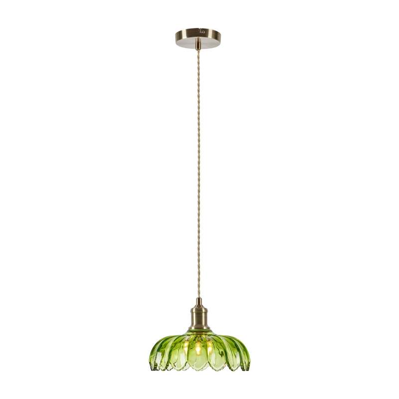 Markslöjd Hängeleuchte Kurage LED Pendelleuchte Lampe dimmbar altmessing grün - 7330024622654