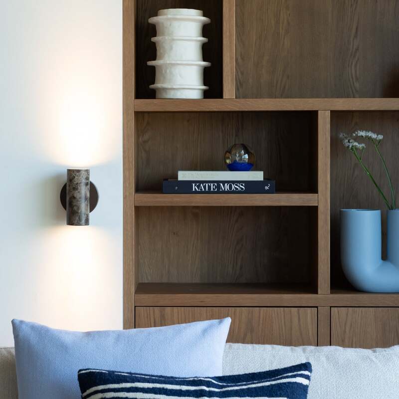 IT'S ABOUT ROMI Wandlampe Tivoli LED Wandleuchte Lampe braun Marmor 17x9,5cm - 8716248097550