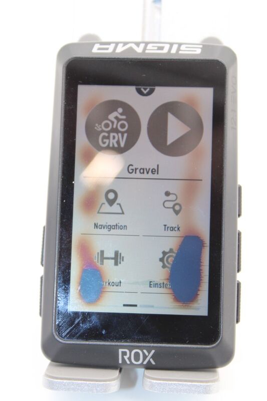 Sigma Fahrrad-Navi ROX 12.1 EVO Bluetooth GPS GLONASS Europa 3 Zoll grau 110g - 4016224010400