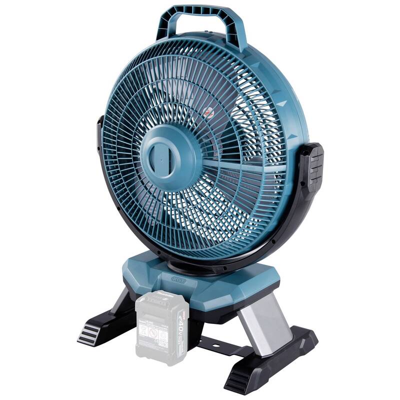 Makita Bodenventilator Ventilator CF002GZ 40V 21m³/h Blau Schwarz Ø 330 mm - 88381748872
