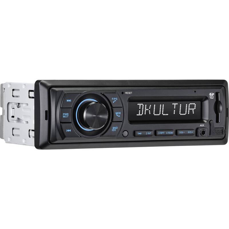 Renkforce Autoradio DAB+ Tuner Bluetooth Freisprecheinrichtung Schwarz 4x40W - 4064161178042
