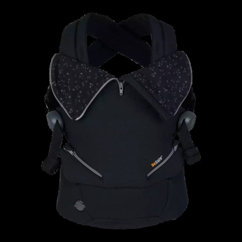 BeSafe Babytrage Tragehilfe Haven Night Premium Leaf Schwarz Babytragegurt - 2000579377020