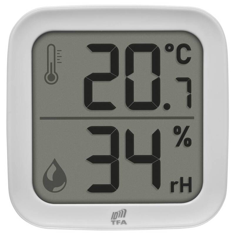 TFA Dostmann Thermo-Hygrosensor Funk 868 MHz ID-A0 für Temperatur und - 4009816043665