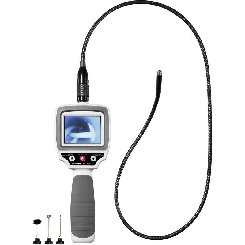 VOLTCRAFT BS-30XHR Endoskop mit wasserdichter Kamera und dimmbarer LED-Beleuc... - 4016138870053