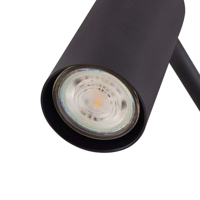 Lindby Marilou Deckenleuchte schwarz 4-flammig Ø 70cm dimmbar 10W GU10 - 4251911792171