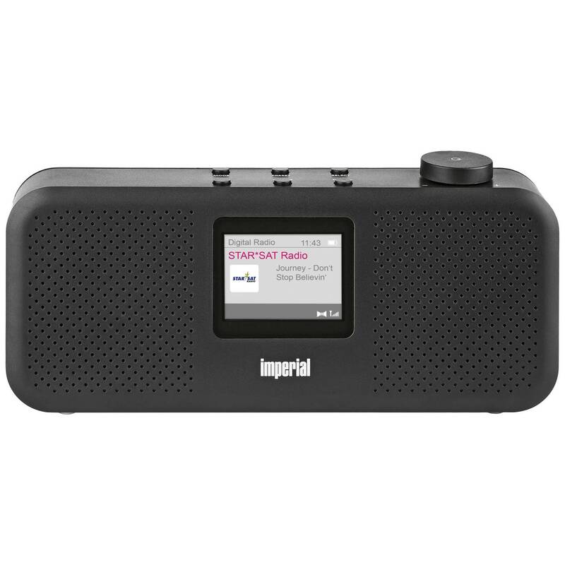 Imperial Tischradio DABMAN 16 Analog Digital DAB DAB+ FM schwarz 2W 40 Sender - 4024035126104