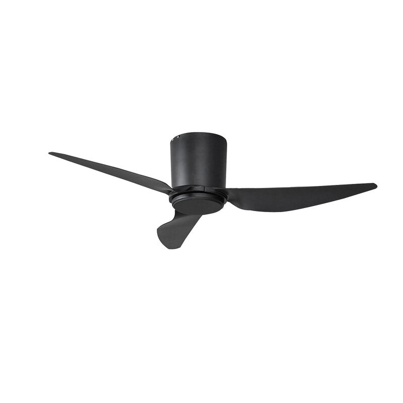 Lindby Deckenventilator Aulo schwarz DC leise Ventilator Ø123cm für bis zu 20m² - 4251911780017