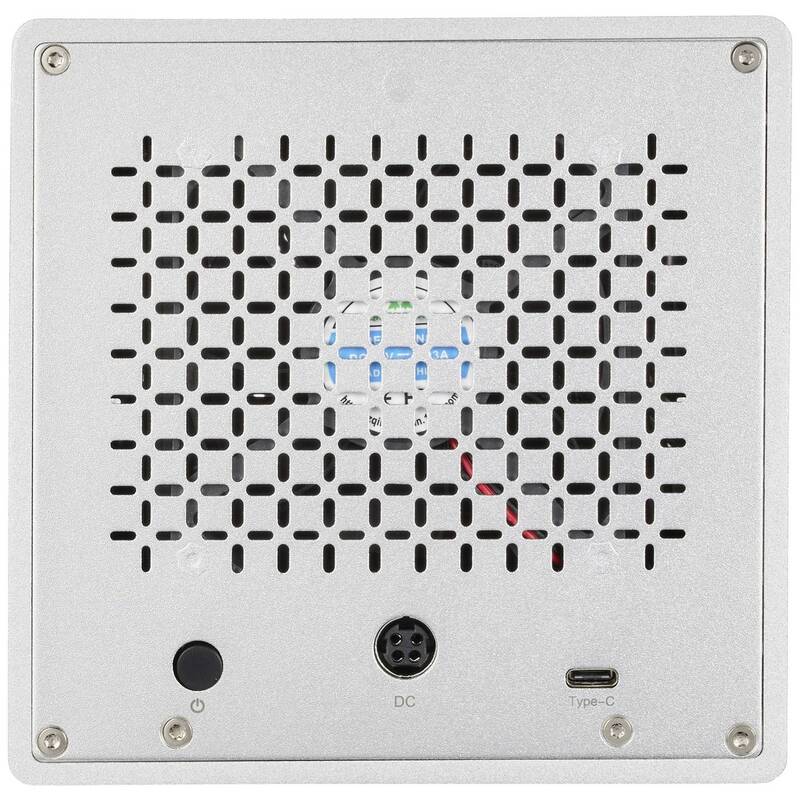 Renkforce RF-5587610 SATA-Festplatten-Gehäuse Anzahl Festplatteneinschübe: 4 Bay - 4064161246826
