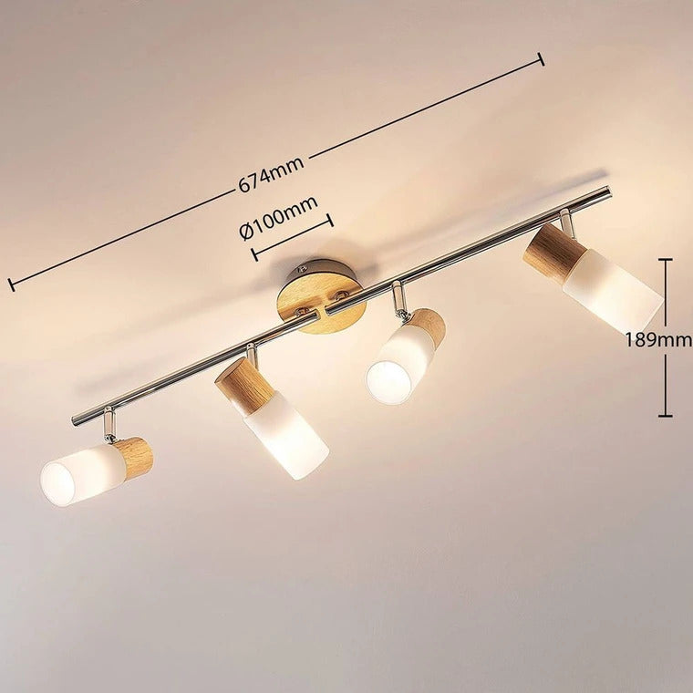Lindby Deckenstrahler Deckenspot Christoph Holz Glas weiß Lampe Leuchte - 4251096546521