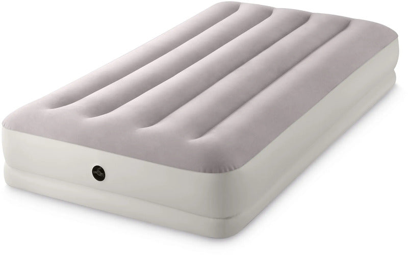 Intex Single (Twin) Dura-Beam Prestige Mid-Rise Airbed W/ USB150 Pump - 64177 - 6941057425955