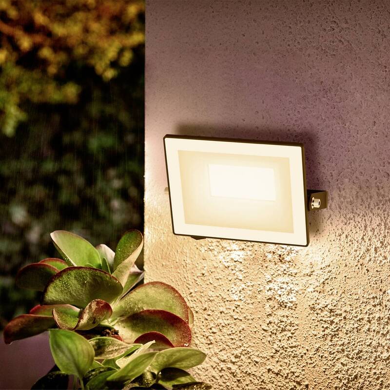 Philips LED Außenstrahler 20W Flutlicht warmweiß IP65 Aluminium schwarz 1800lm - 8720169365063
