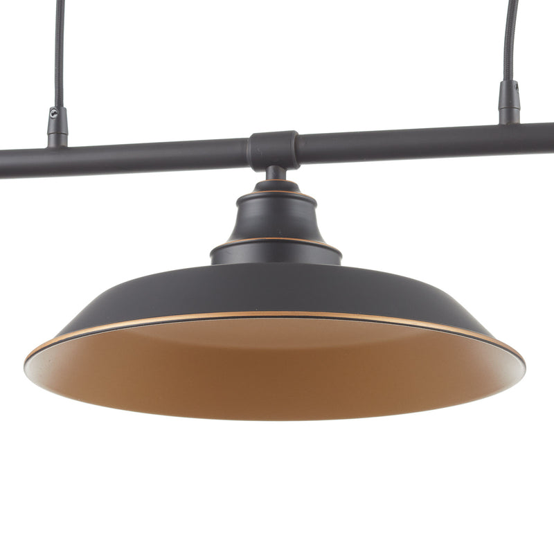 Westinghouse Hängeleuchte Iron Hill Hängeleuchte Lampe Leuchte 3fl. E27 schwarz - 4895105610751