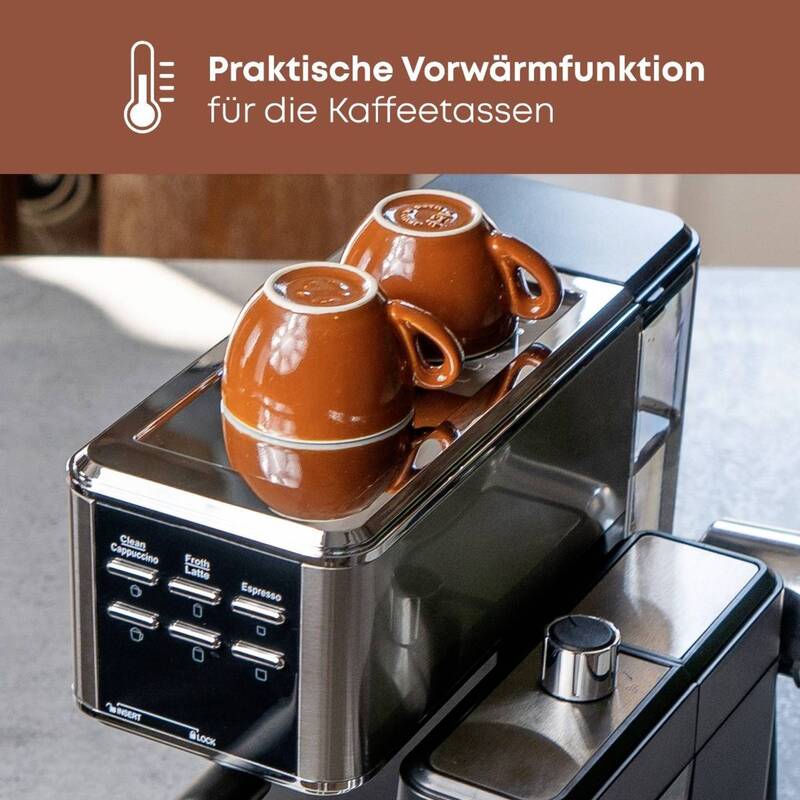 Profi Cook PC-ES-KA 1266 Espressomaschine mit automatischem Milchaufschäumer - 4006160012668