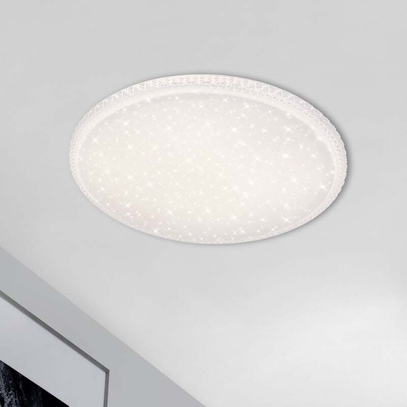 Deckenleuchte Lampe Briloner LED Style Fernbedienung weiß Metall Kunststoff - 4002707365532