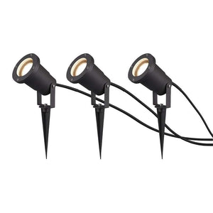 B-Ware TRIO LIGHTING Außenstrahler Gartenleuchte Ubangi LED Strahler anthrazit 3er Set
