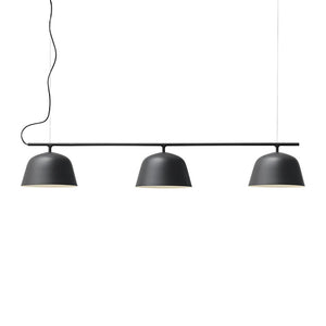 B-Ware Muuto Ambit Rail Pendelleuchte Hängelampe Beleuchtung schwarz Esszimmerlampe