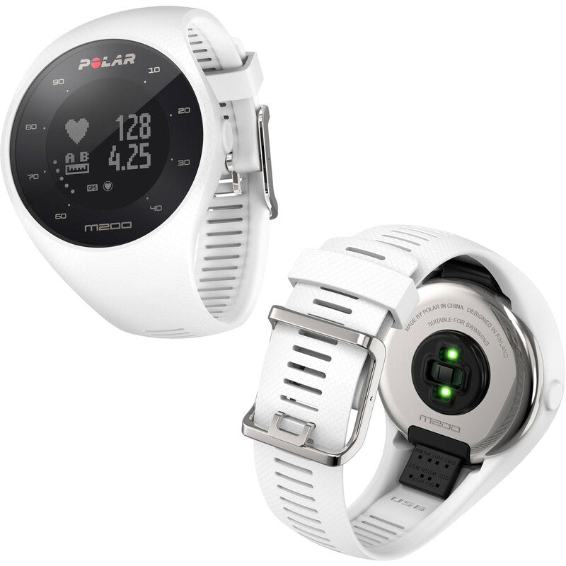Polar Activity Tracker M200 Sportuhr Smartwatch GPS Fitnesstracker weiß Onesize - 0725882042756