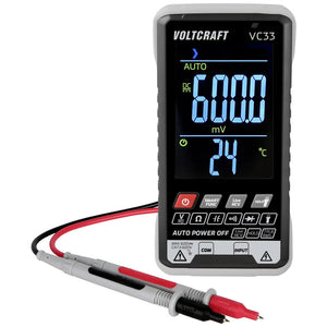 B-Ware Voltcraft Hand-Multimeter VC33 digital CAT III 600 V True RMS 5999 Counts