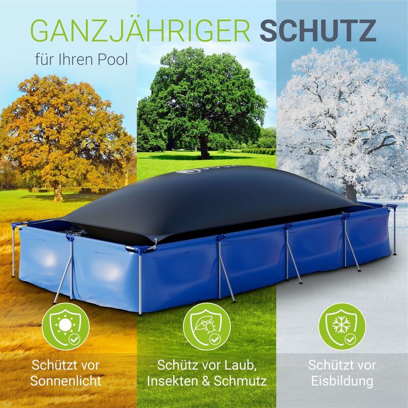 Aufblasbares Poolkissen Luftkissen für Pool und Whirlpool winterfest Schutz - 4262437182971