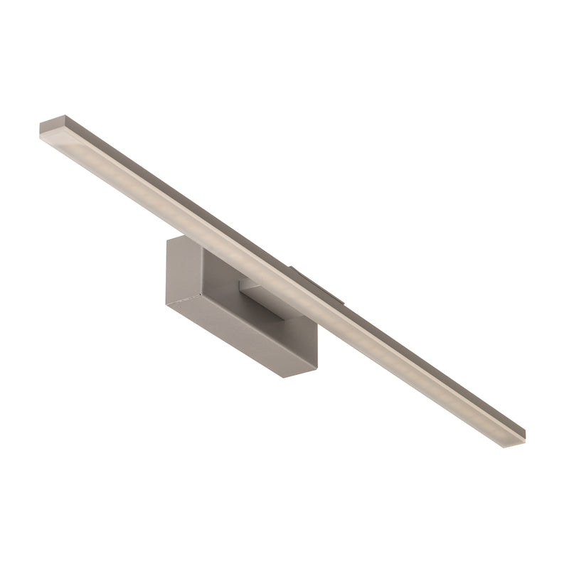 Miroir Wandleuchte Wandlampe LED Aluminium Weiss gefrostet Aluminium Stahl Kunst - 5903148514994