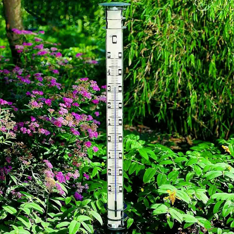 TFA Dostmann Thermometer Garten Thermometer schwarz Metall wetterfest -30 bis - 4009816319012