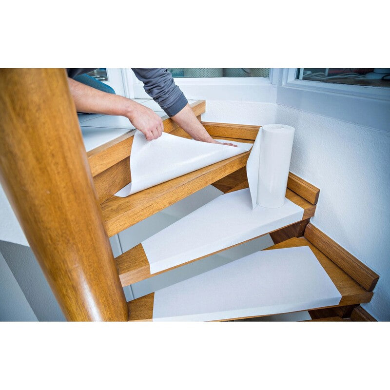 LUX-TOOLS Treppenvlies Abdeckmaterial rutschsicher wiederverwendbar 8,25m² - 4007875776890