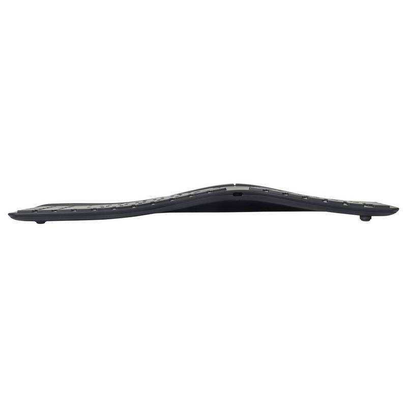 Matias Tastatur Keyboard FK413PCD-DE Ergonomisch Kabellos QWERTZ Schwarz - 0833742007965