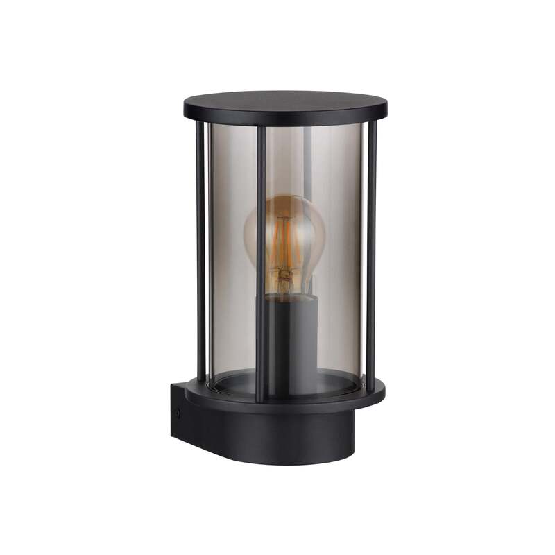 Außenwandleuchte Gracey schwarz 25,2 cm Edelstahl Globo moderne Beleuchtung - 9007371432837