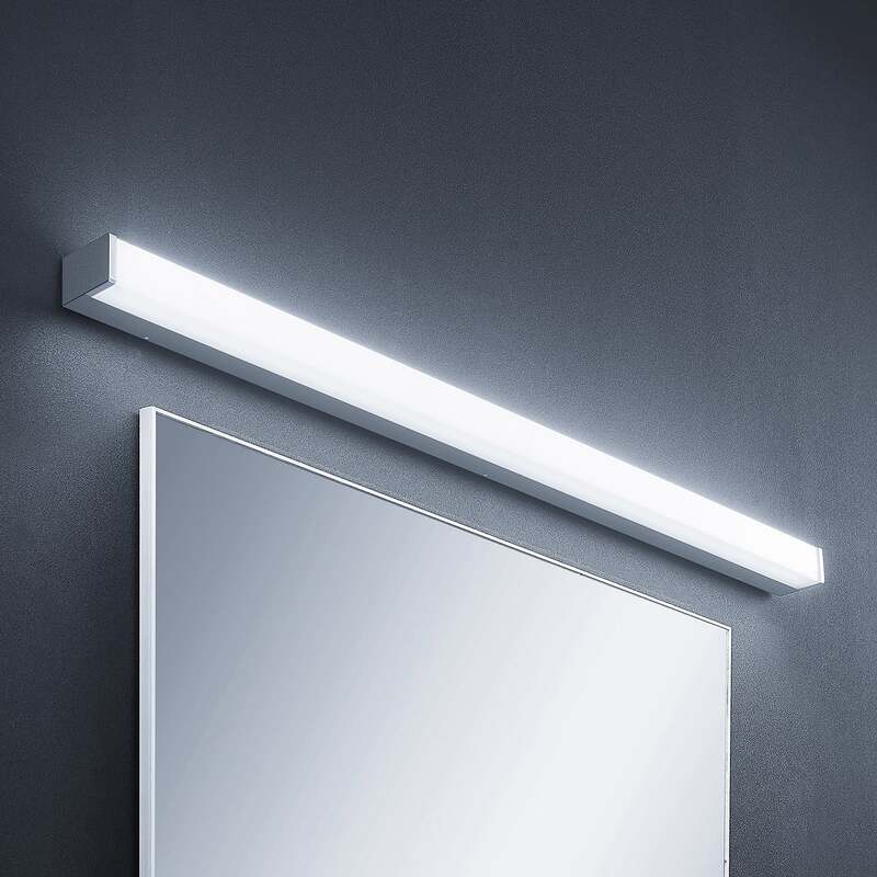Lindby Spiegelleuchte Badezimmerleuchte LED Klea chrom Badezimmerlampe Aluminium - 4251096580525