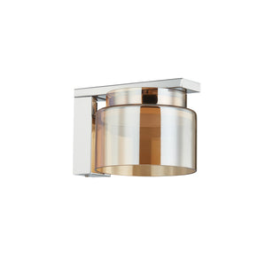 B-Ware Lucande Diano Wandleuchte amber Eisen Glas Wandlampe Lampe Leuchte Spot Licht