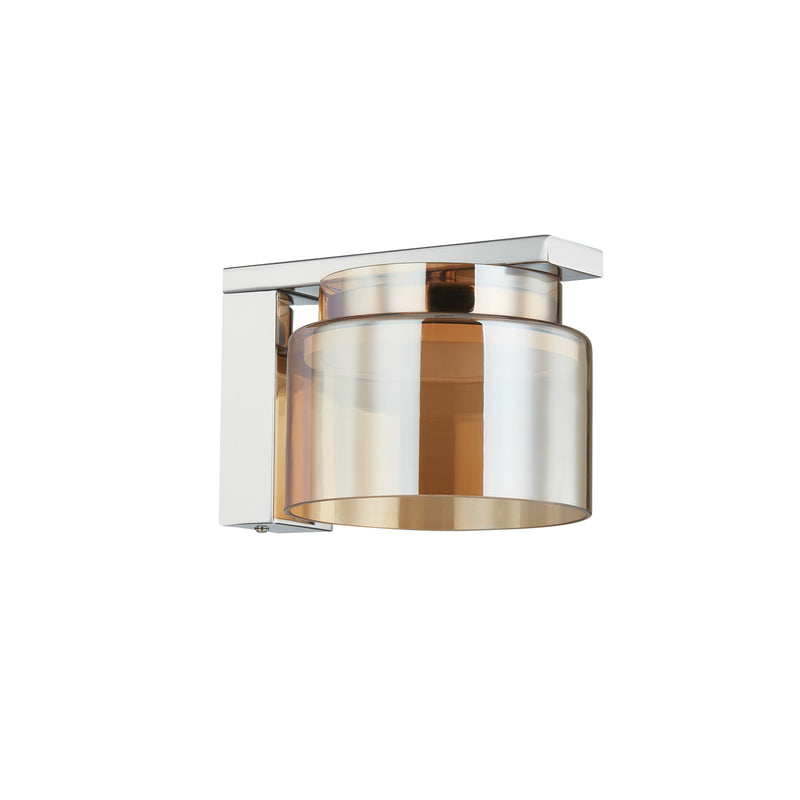 Lucande Diano Wandleuchte amber Eisen Glas Wandlampe Lampe Leuchte Spot Licht - 4251911767438