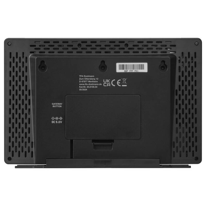 TFA WLAN Wetterstation ID-02 35.8 Silber digital 6 Tage Vorhersage 5 Sensoren - 4009816042088